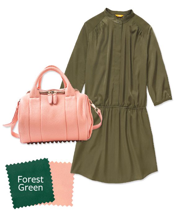 Shell + Forest Green