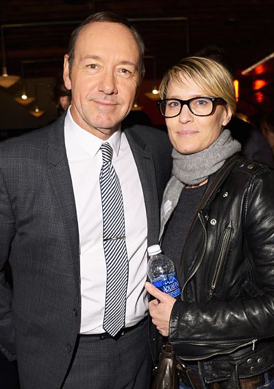 Kevin Spacey and Robin Wright