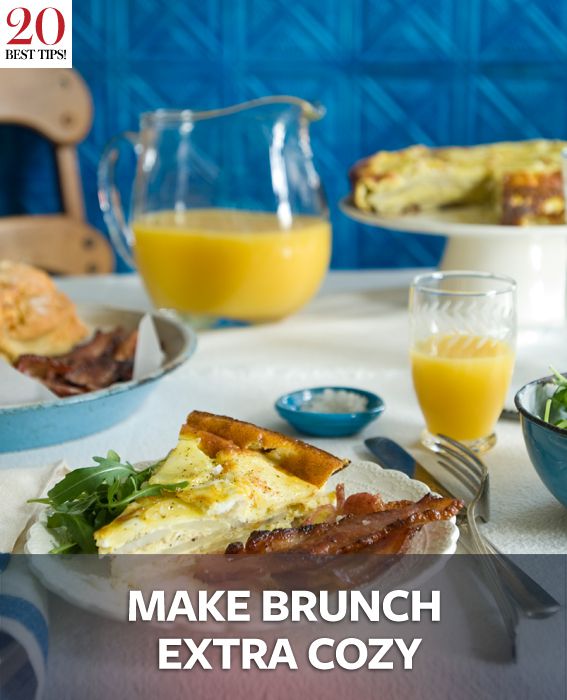 20 Tips for Party Planning - MAKE BRUNCH EXTRA COZY