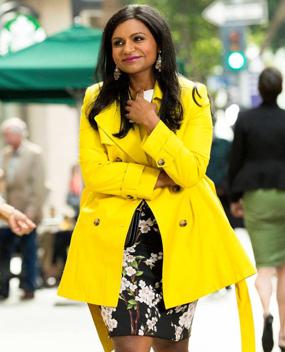 Mindy's Standout Yellow Trench