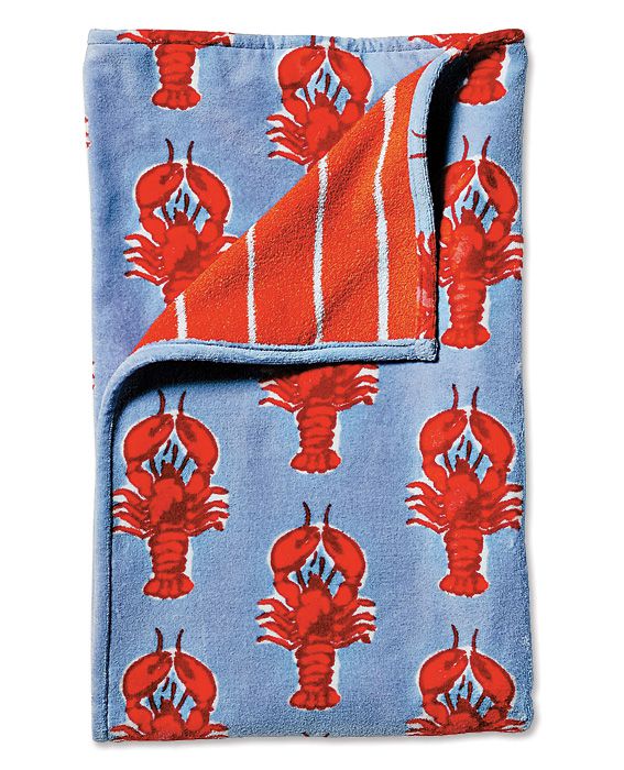 Lobster Day - Serena and Lily Beach Towel