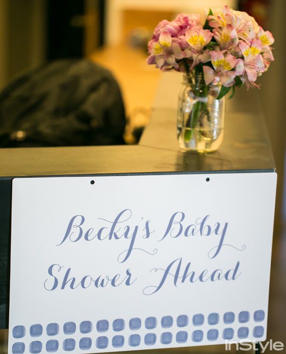 Becky's Baby Shower Ahead