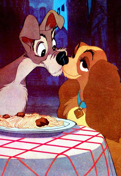 Iconic Kisses - Lady and the Tramp - Disney
