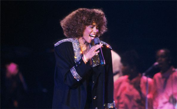 Whitney Houston at the 1986 MTV Video Music Awards