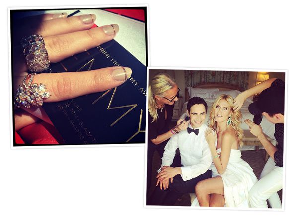Celebrity Instagrams from the 2014 Emmy Awards