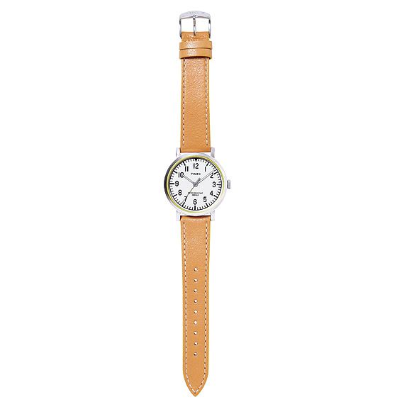 timex leather watch