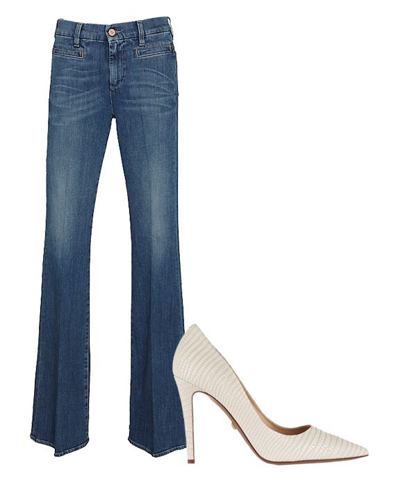 For Date Night: Flares & Pointy-Toe Pumps