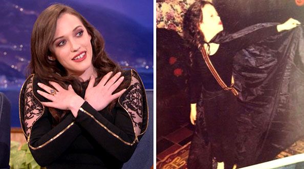 Kat Dennings had an Wednesday Addams obsession.