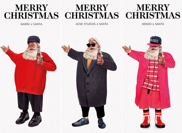 Designer x Santa Christmas cards