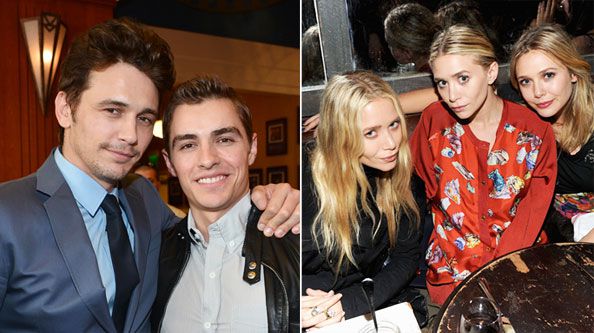 James Franco, Dave Franco, and the Olsens, National Siblings Day