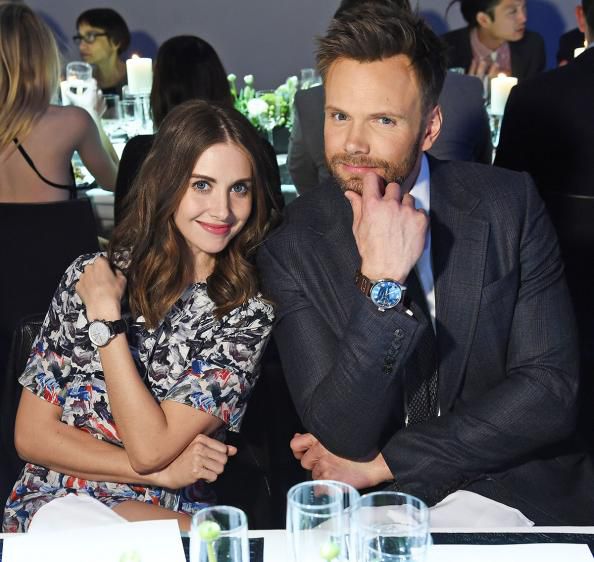 Alison Brie and Joel McHale