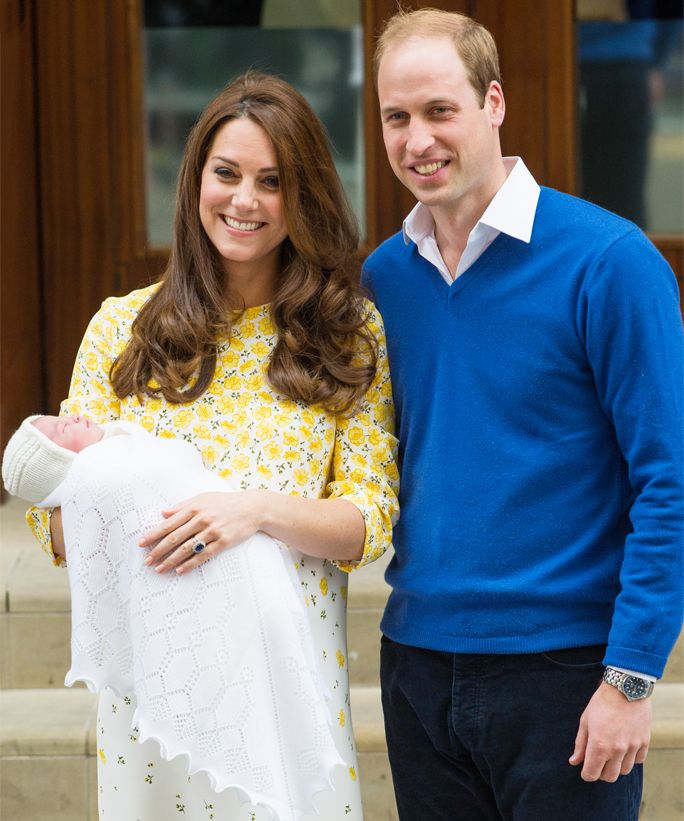 Princess Charlotte Poses With Mom and Dad
