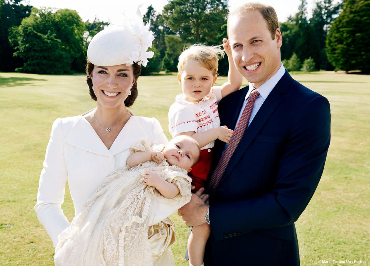 Princess Charlotte Takes Her First Family Portrait