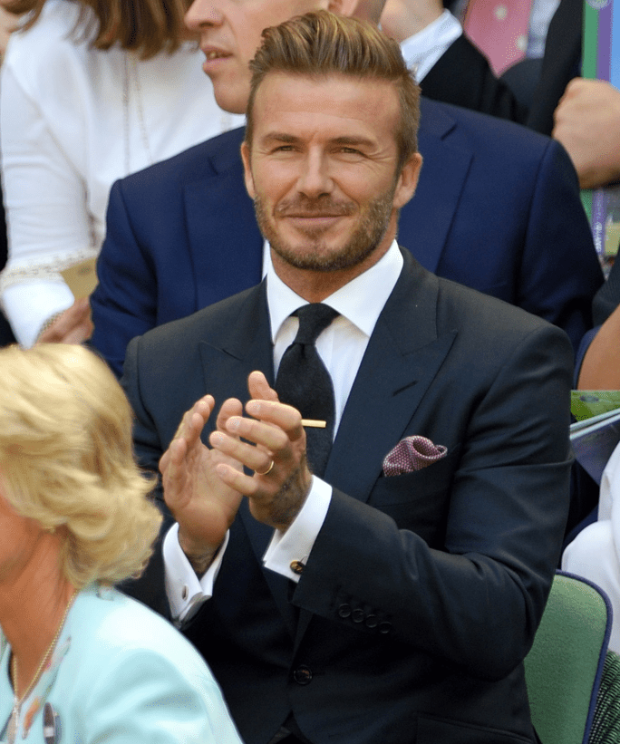 David Beckham at Wimbledon - Lead