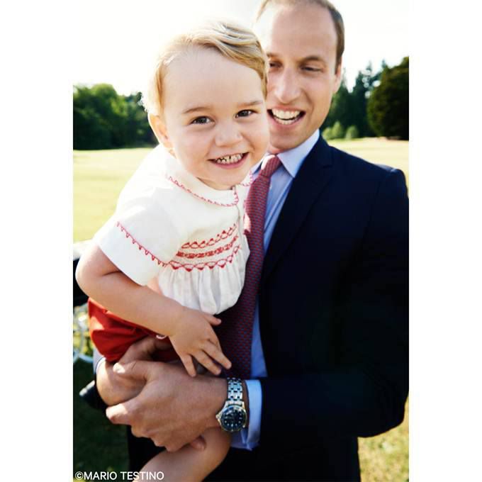 Prince George Smiles Big for His Second Birthday