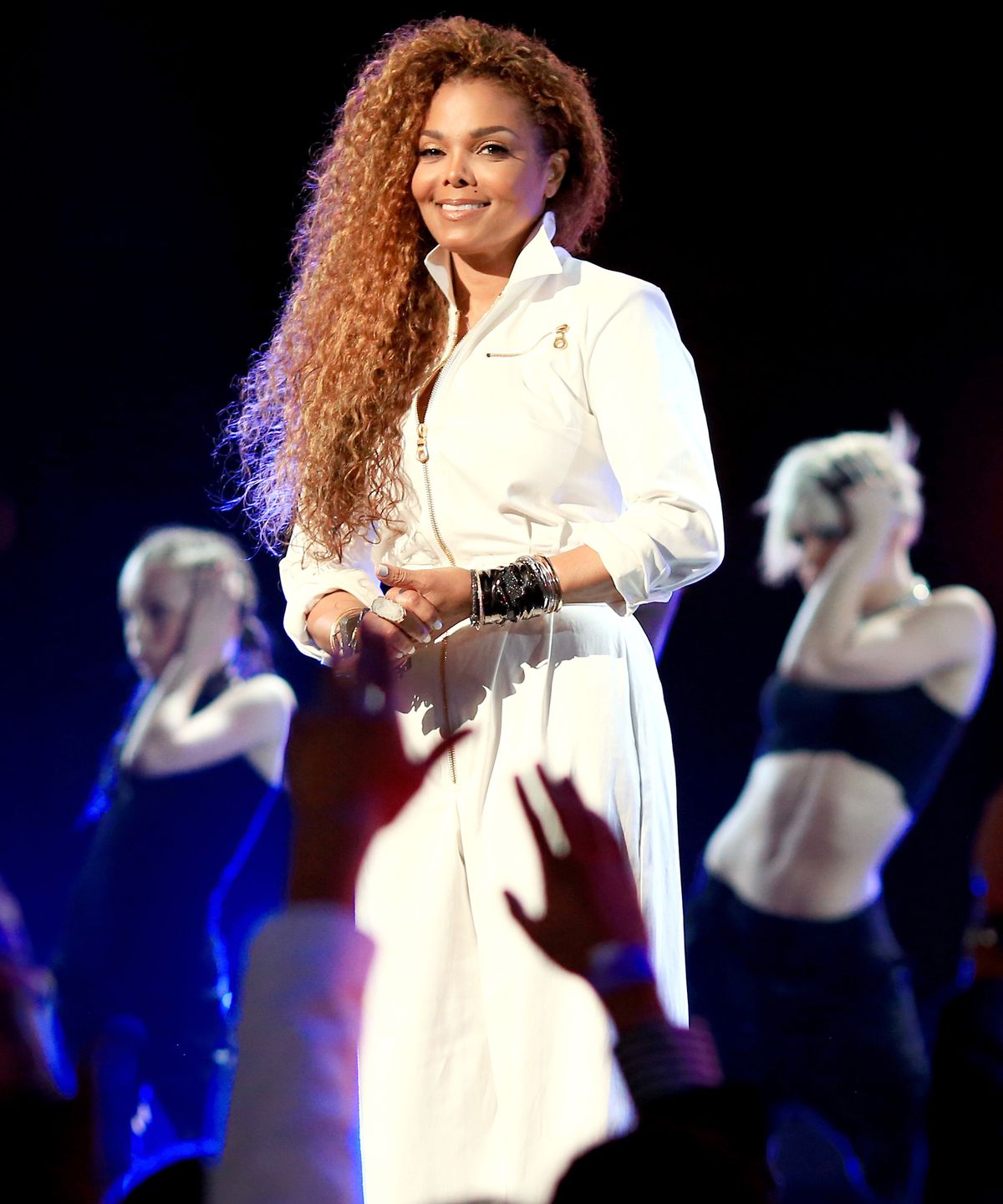 Honoree Janet Jackson performs onstage during the 2015 BET Awards at the Microsoft Theater on June 28, 2015 in Los Angeles, California.