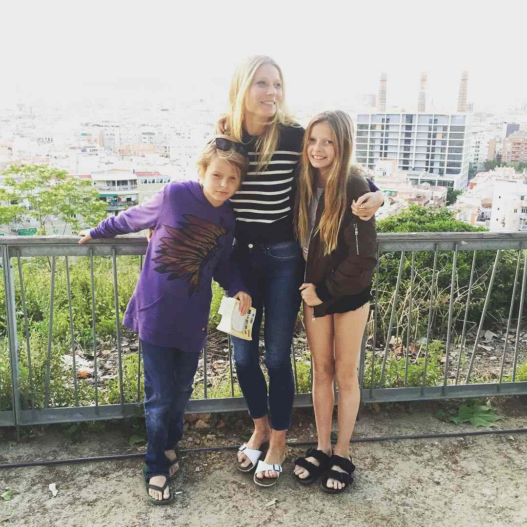 Gwyneth Paltrow with kids - Lead 2016