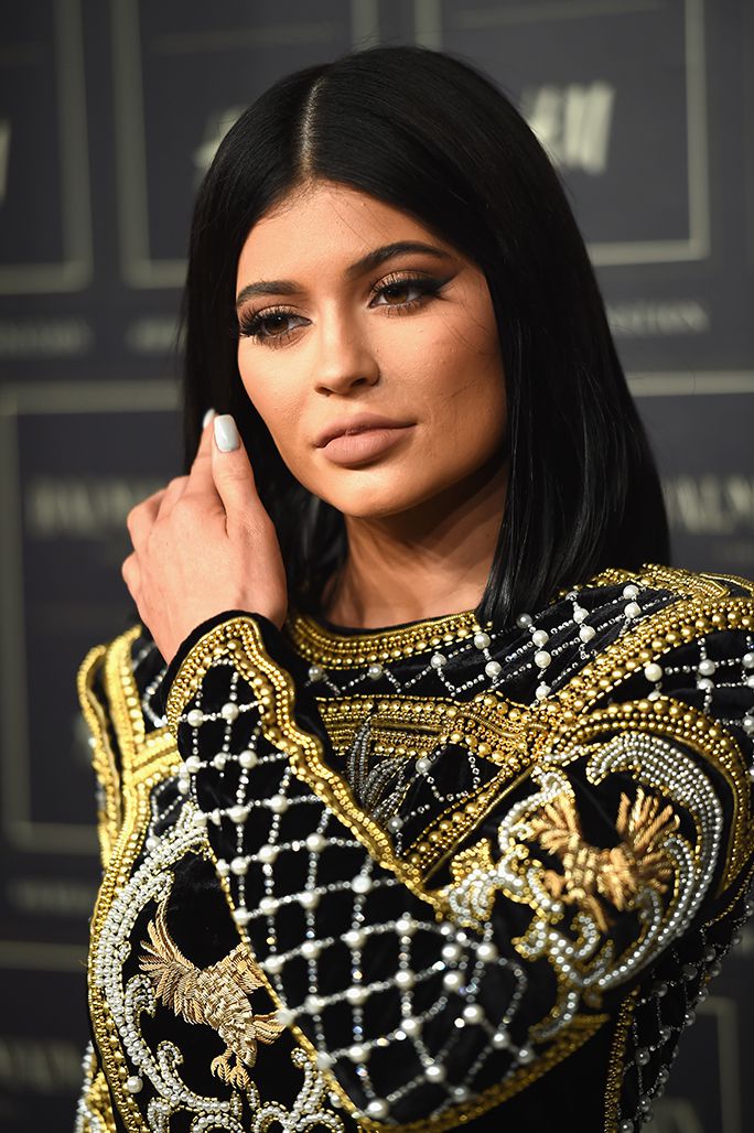 NEW YORK, NY - OCTOBER 20:  Kylie Jenner attends the BALMAIN X H&M Collection Launch at 23 Wall Street on October 20, 2015 in New York City.  (Photo by Dimitrios Kambouris/Getty Images for H&M)