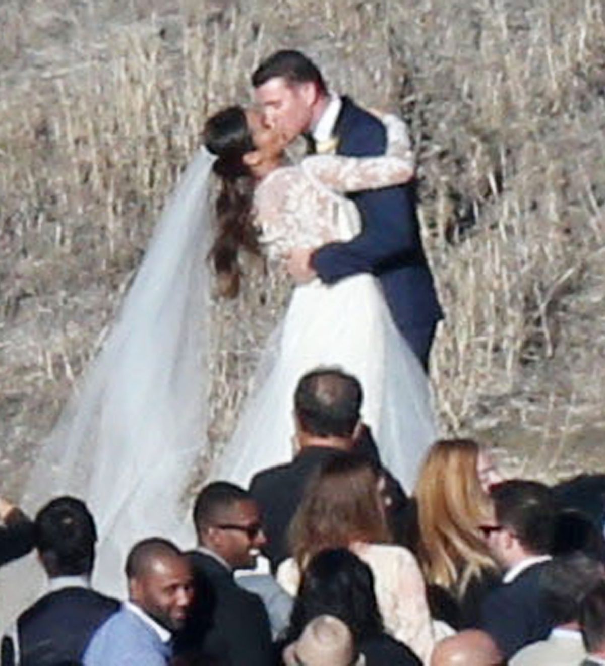 51895088 Actress Jamie Chung and Bryan Greenberg tie the knot on Halloween at El Capitan Canyon in Santa Barbara, California on October 31, 2015. The pair were surrounded by friends and family during the romantic secluded wedding. FameFlynet, Inc - Beverl