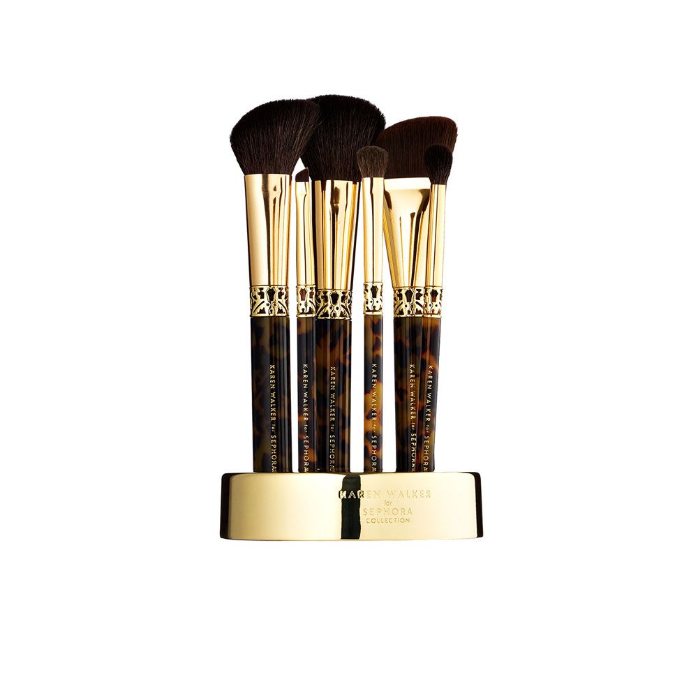 Karen Walker x Sephora Collection Amber Craft Beauty Brush Set + Stand