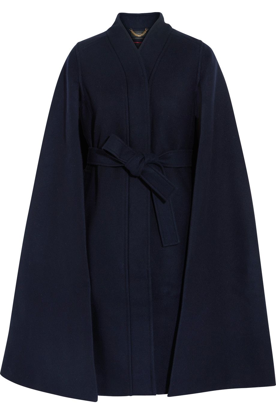A wool cape coat for refreshing silhouette by J.Crew