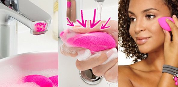 Beautyblender Squeeze While Washing