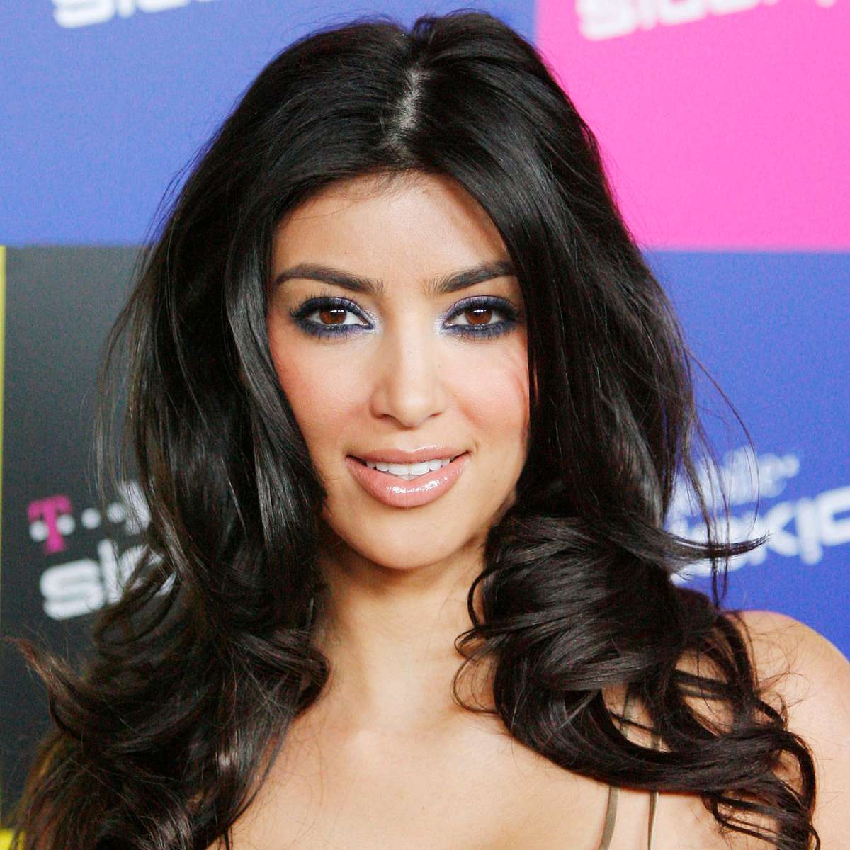 Kim Kardashian arrives to the T-Mobile Sidekick iD launch