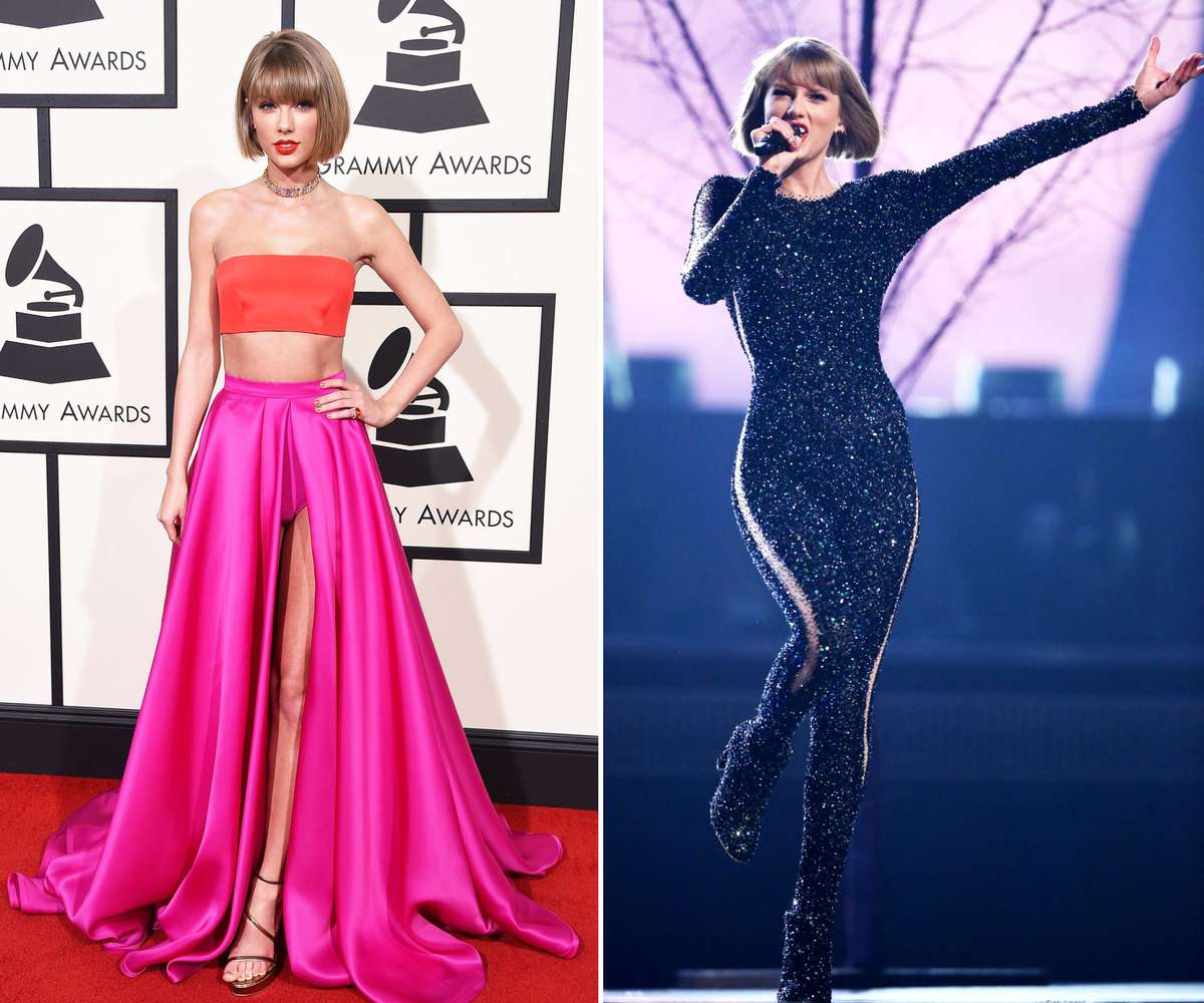 Grammys 2016 Taylor Swift Carpet Stage Lead
