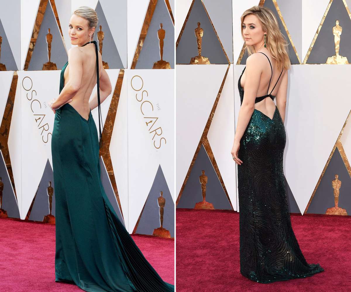 Oscars 2016 Rachel McAdams Saoirse Ronan Lead