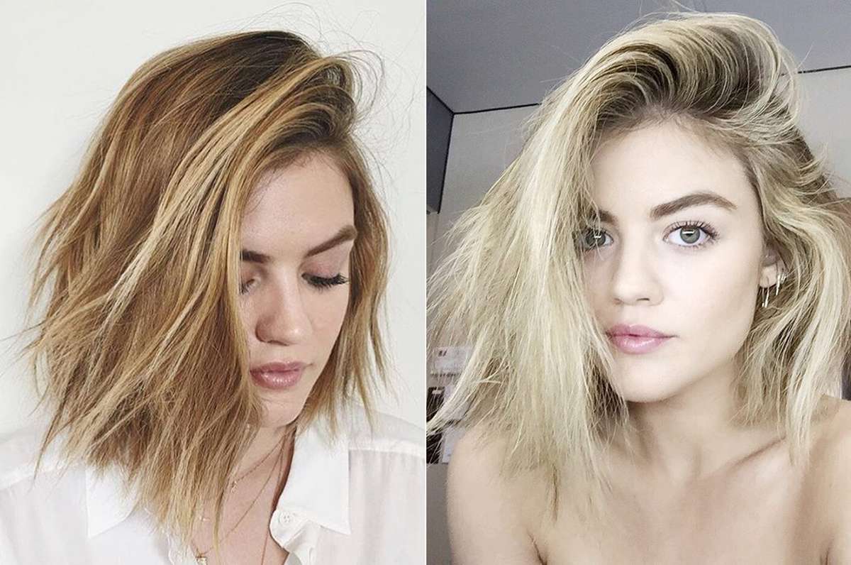 Lucy Hale - Hair Transformation 2016