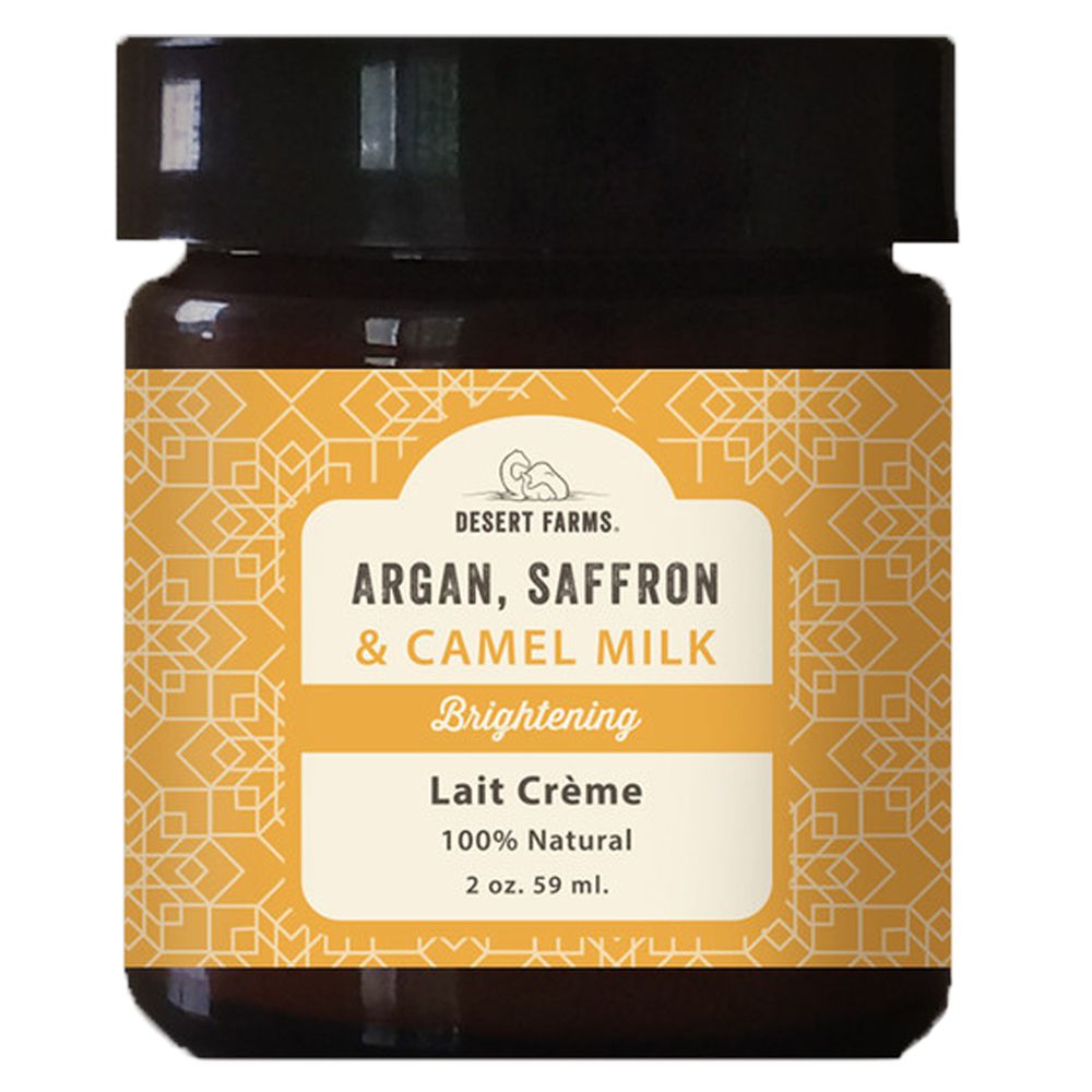 Desert Farms Argan, Saffron & Camel's Milk Brightening Lait Crème