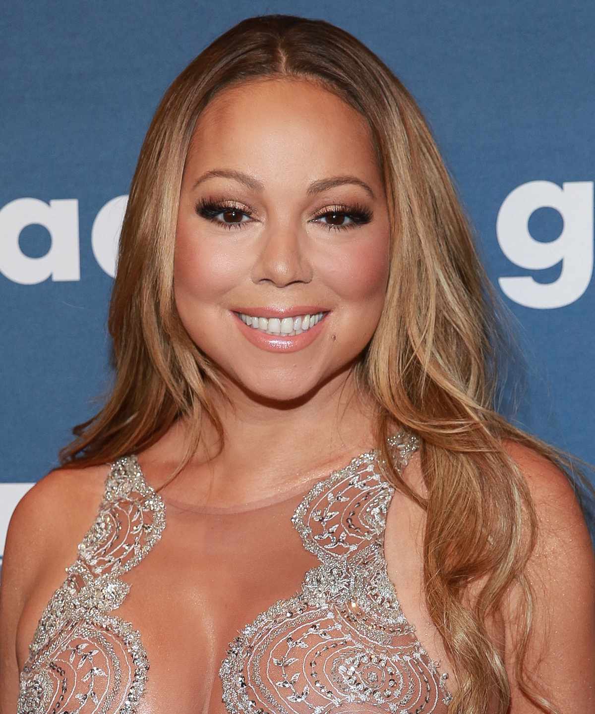 Mariah Carey arrives for the 27th Annual GLAAD Media Awards at The Waldorf=Astoria on May 14, 2016 in New York City.