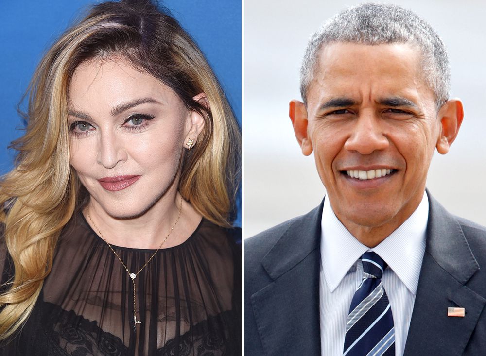 Madonna and Obama Lead