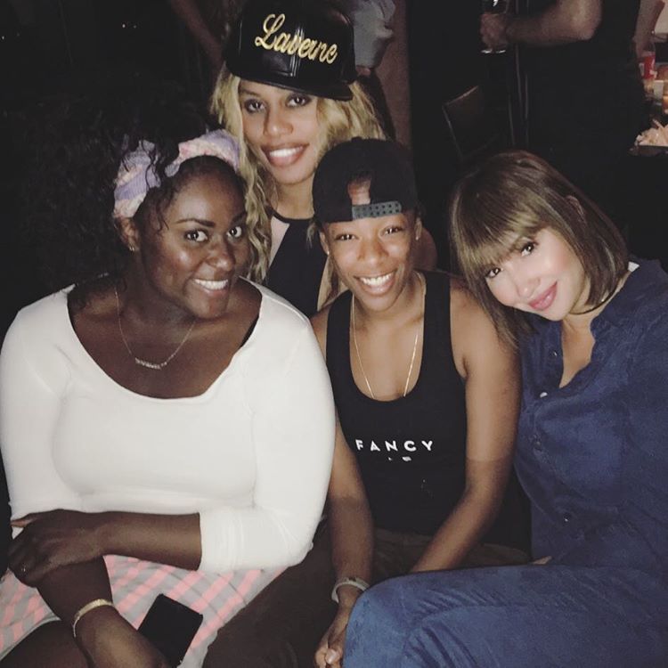 WHEN THEY CELEBRATED LAVERNE COX'S BIRTHDAY