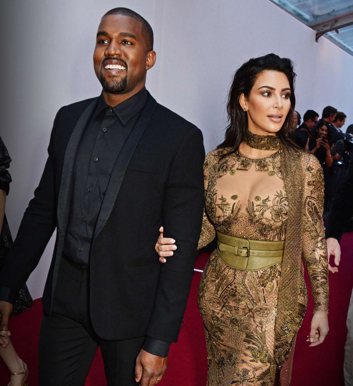 Kanye West and Kim Kardashian West - May 23, 2016