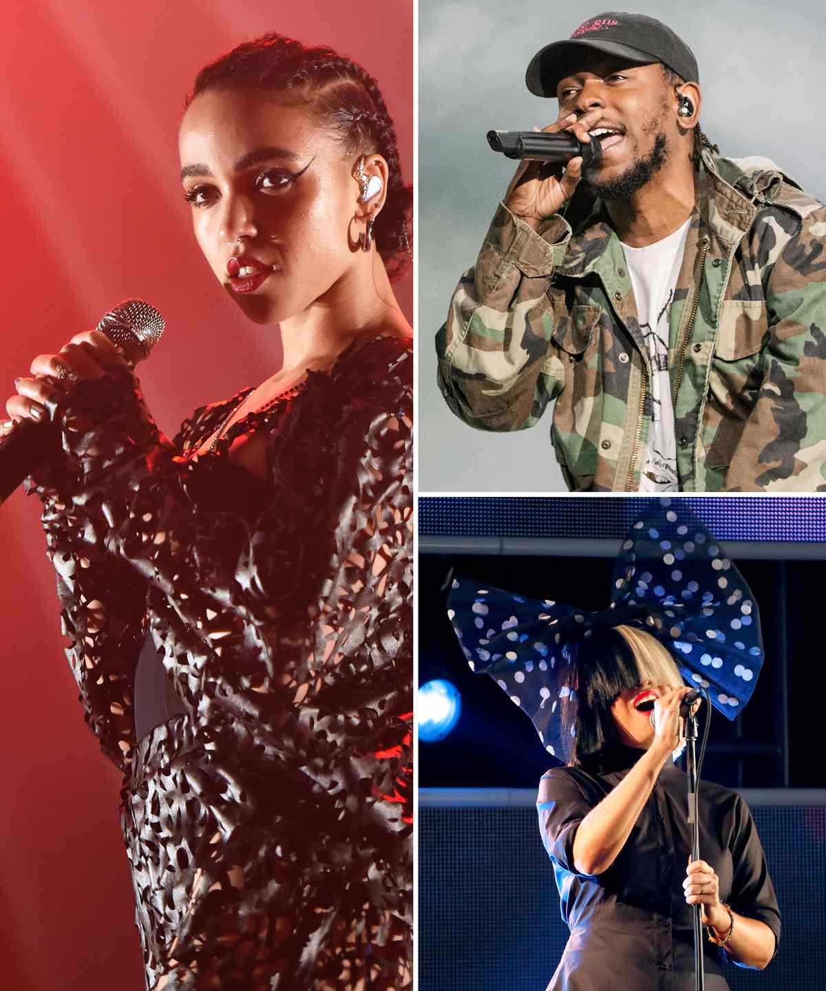 FKA Twigs Sia Kendrick Lamar Performing 3-Up - Lead 2016