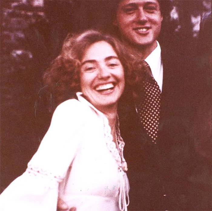 Hillary Rodham and Bill Clinton