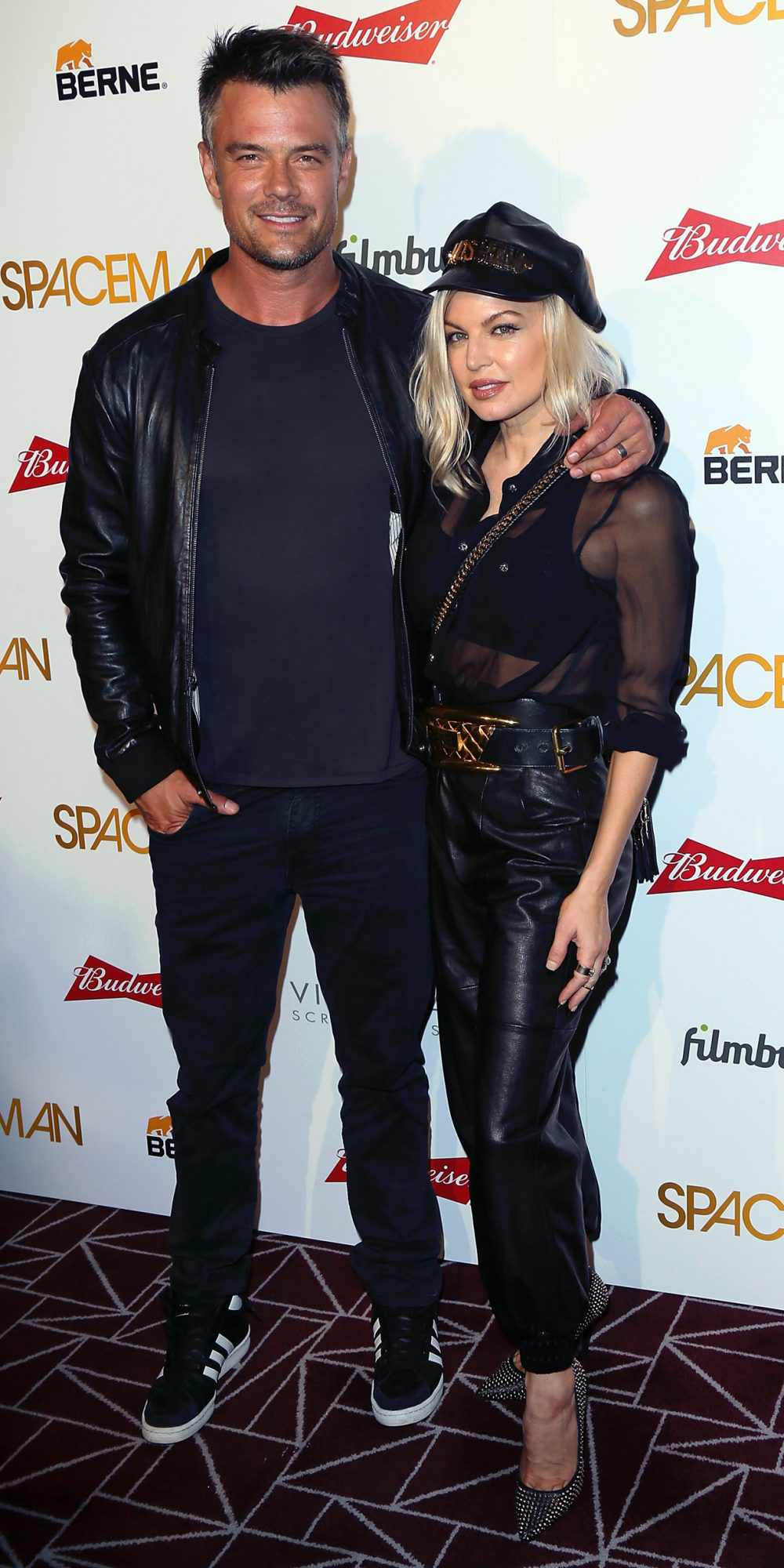 WEST HOLLYWOOD, CA - AUGUST 07:  Actor Josh Duhamel and wife singer Fergie attend the premiere of Orion Pictures' "Spaceman" at The London Hotel on August 7, 2016 in West Hollywood, California.  (Photo by David Livingston/Getty Images)
