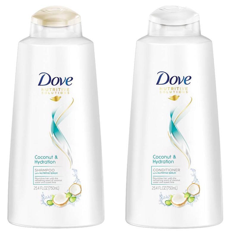 Dove Nutritive Solutions Coconut Infusion And Hydration Shampoo and Conditioner
