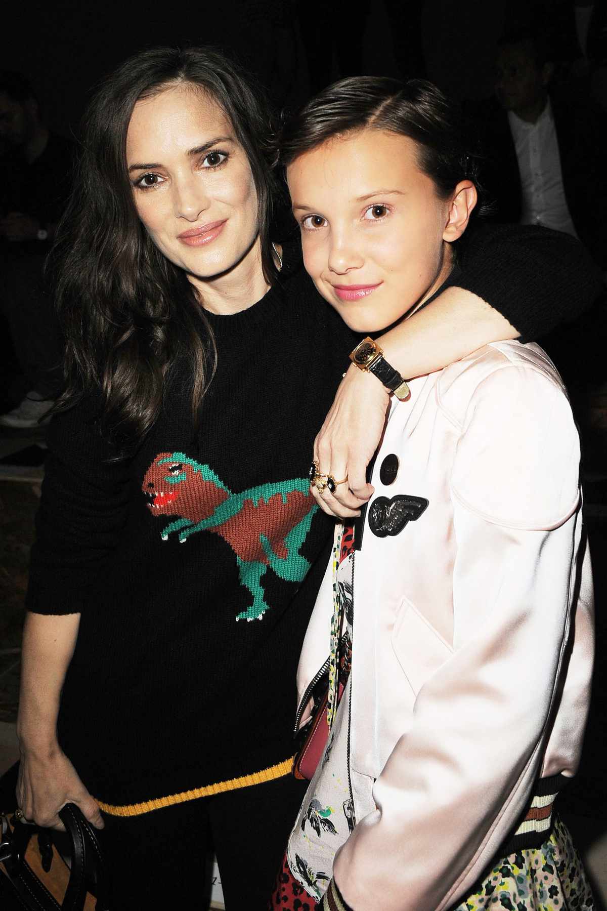Winona Ryder and Millie Bobby Brown