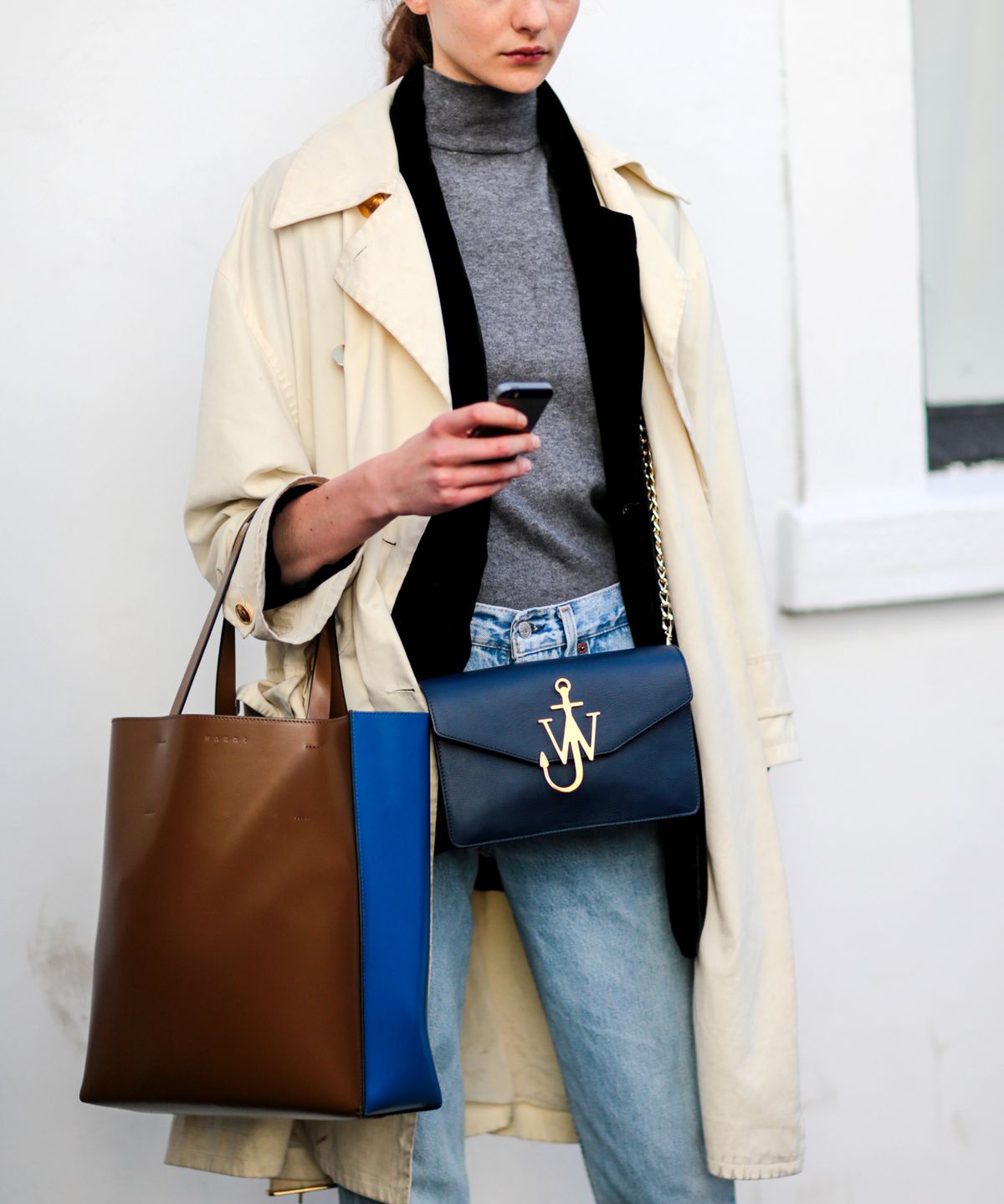 Team your blazer and trench together