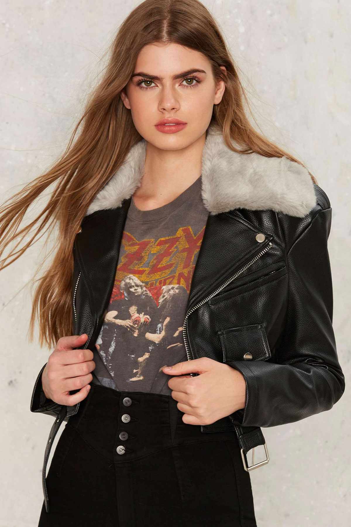 Ride It Out Vegan Leather Moto Jacket