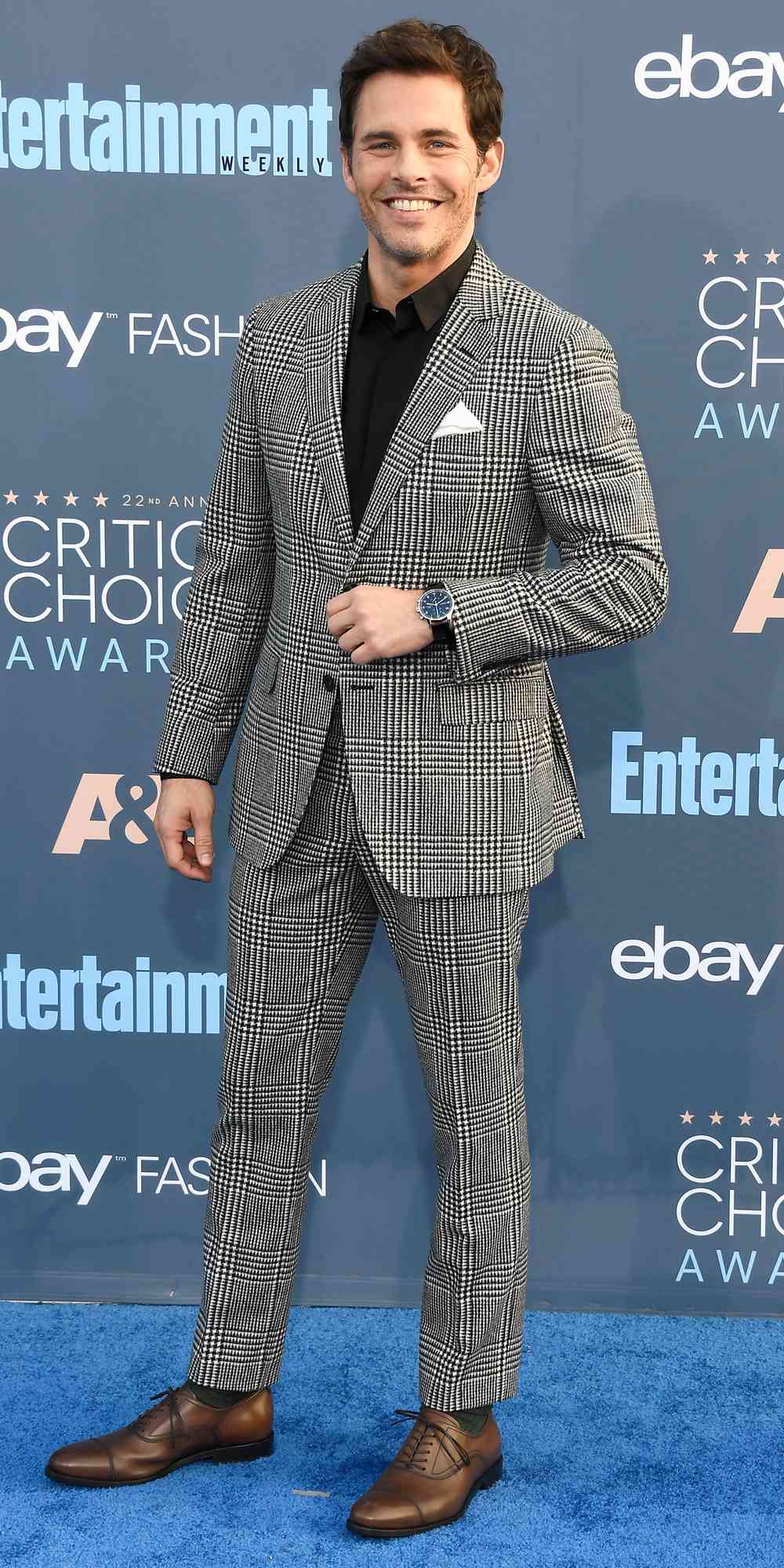 Actor James Marsden attends The 22nd Annual Critics' Choice Awards at Barker Hangar on December 11, 2016 in Santa Monica, California.