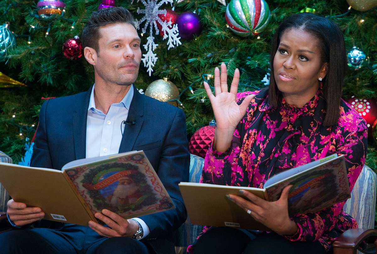 The First Lady takes her job very seriously, delivering a dramatic reading of the book
