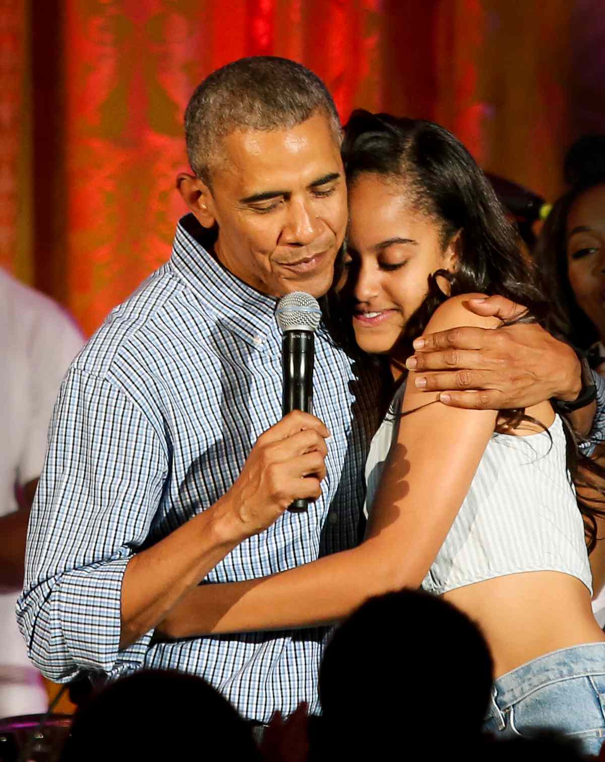 Barack Obama and Malia Obama - Lead