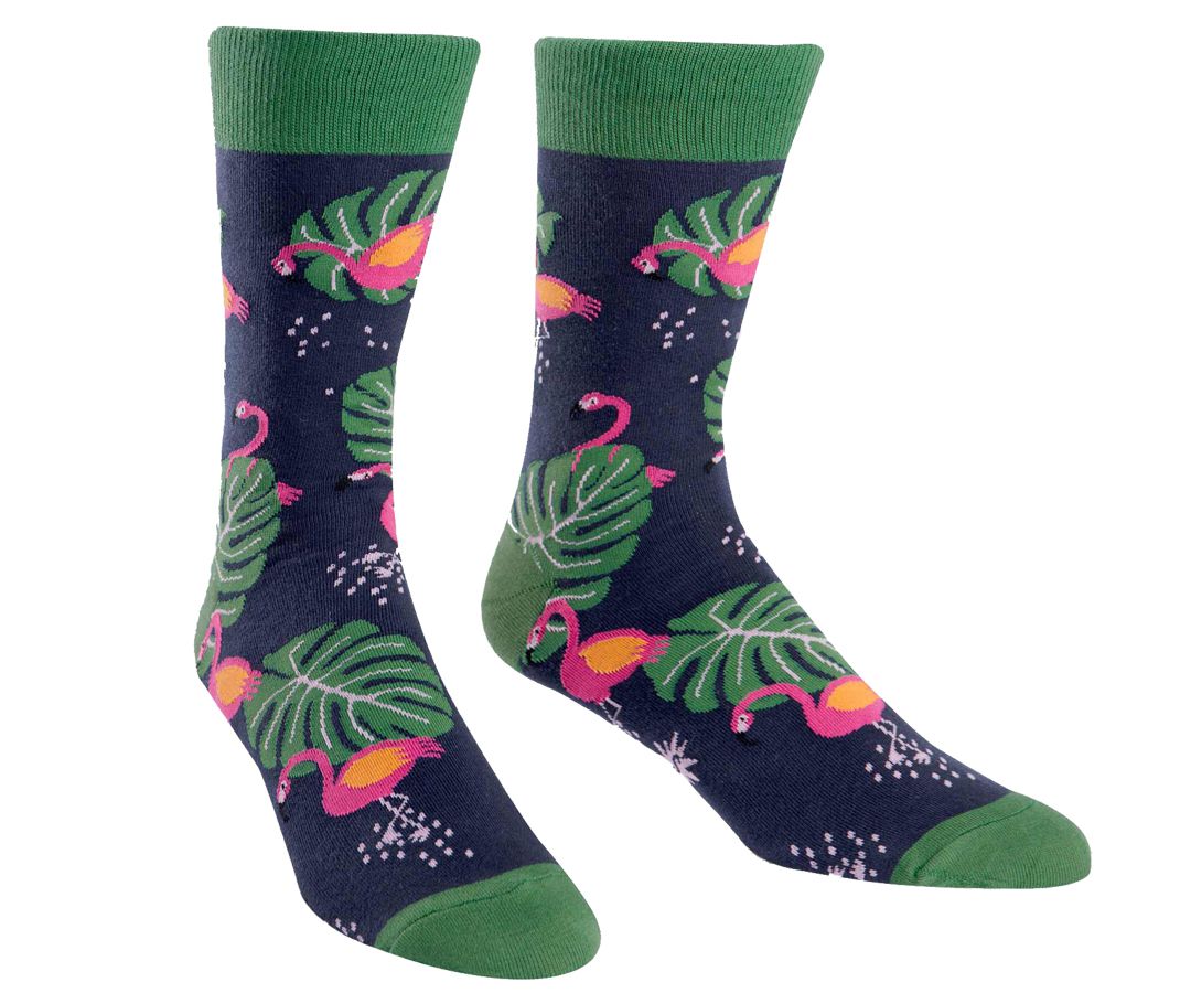 Sock It to Me Men's Flamingo Socks