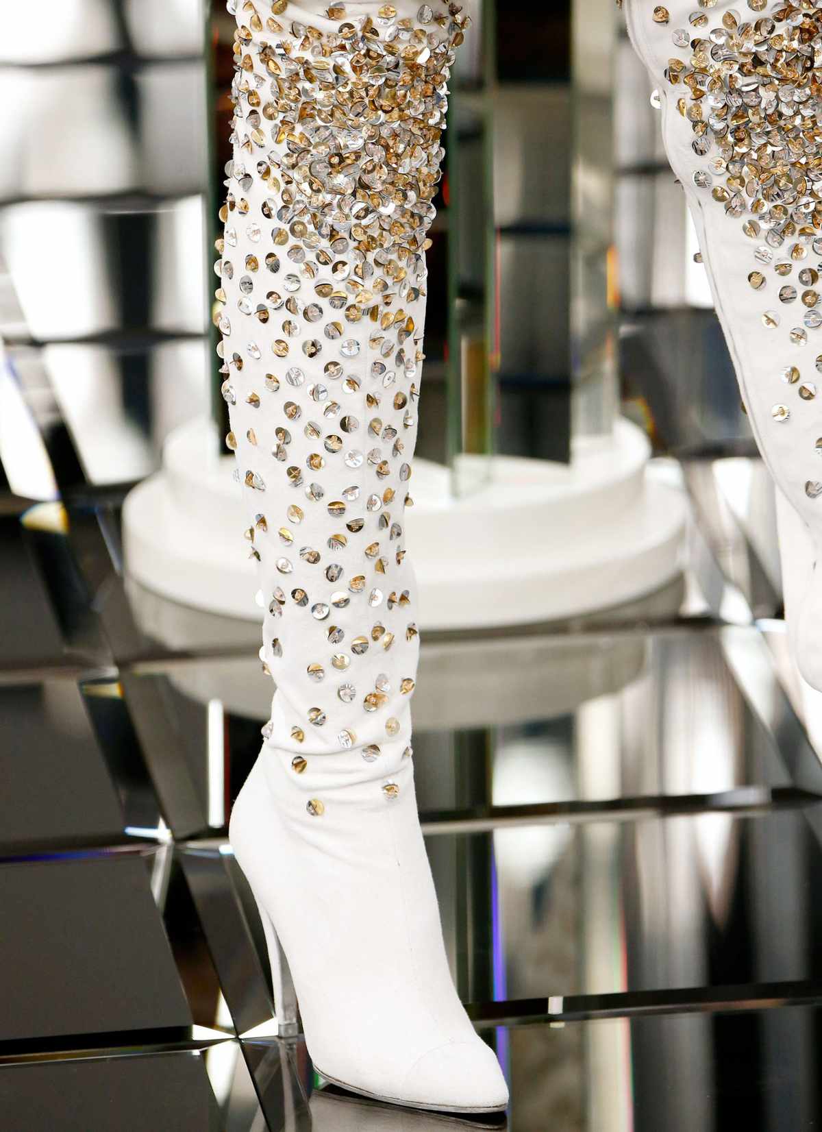 Heavily Embellished Boots