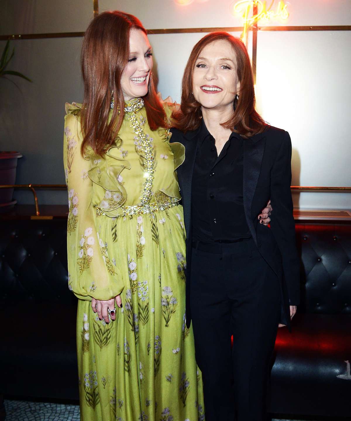 Julianne Moore and Isabelle Huppert
