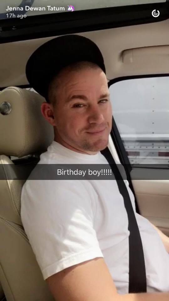 Channing Tatum Birthday Snapchats