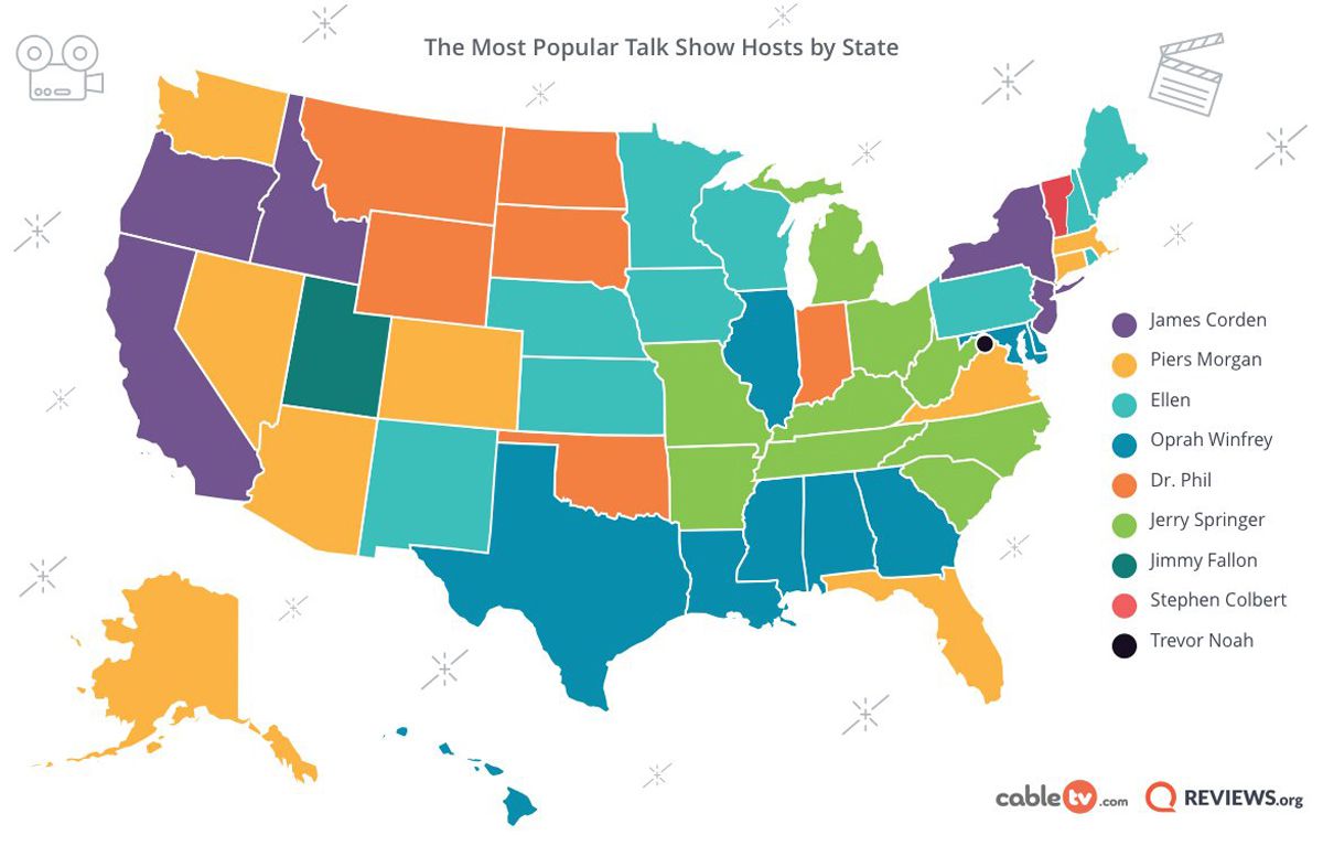 Which host is your state's favorite?